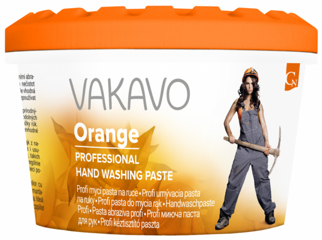 VAKAVO Orange profi umývacia pasta na ruky 600 g_1