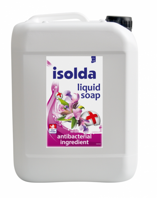 ISOLDA dezinfekčné (antibakteriálna prísada) tekuté mydlo 5L_4