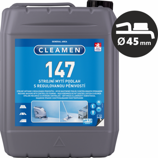 CLEAMEN 147 strojné umývanie podláh s regulovanou penivosťou 5 l_1