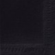 Obrúsky 3-Ply 40Cm Black [125 ks]_1