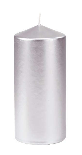 Sviečka Pillar 150X70 Matt Silver [6 ks]_1