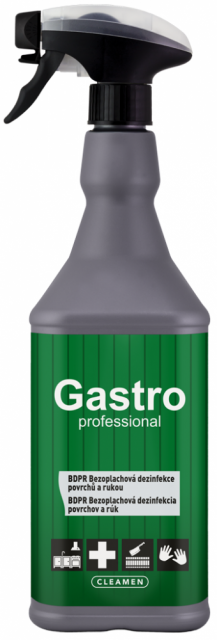 CLEAMEN Gastro Professional BDPR Bezoplachová dezinfekcia povrchov a rúk 1 l_1