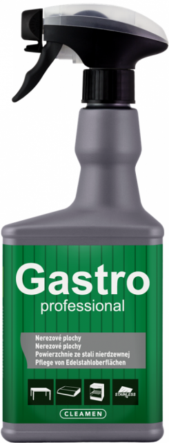 CLEAMEN Gastro Professional leštič na nerezové plochy 550 ml_1