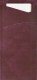DUNI Sacchetto servítka 190 × 85 mm plum [100 ks]_1
