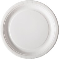 DUNI Coated papier plate biela 22 cm [100 ks]_1