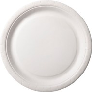 DUNI Uncoated papier plate biela 22 cm [100 ks]_1