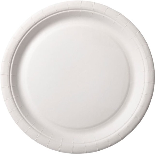 DUNI Uncoated papier plate biela 22 cm [100 ks]_1
