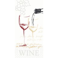 DUNI Servítka 2-p 1/8 33 × 33 cm wine time [300 ks]_1