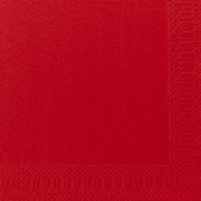 Obrúsky 3-Ply 33Cm Red [125 ks]_1