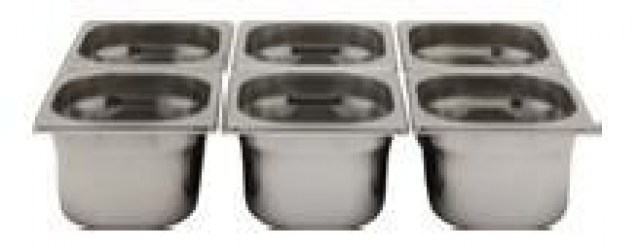 Nádoba GN 1/6 – 176 x 162 mm, HENDI, Budget Line, GN 1/6, 1L, 176x162x(H)65mm_1