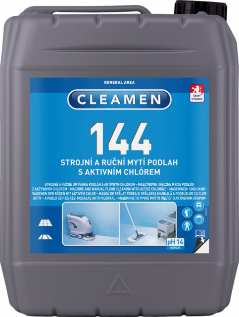 CLEAMEN 144 Strojné podlahy s aktívnym chlórom 5,5 kg_2