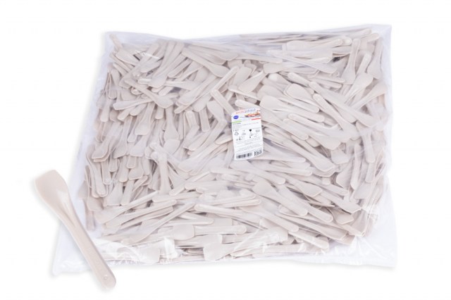 Zmrzlinová lyžička [1KG] Bežové, 9,5cm, cca 617-650ks_1