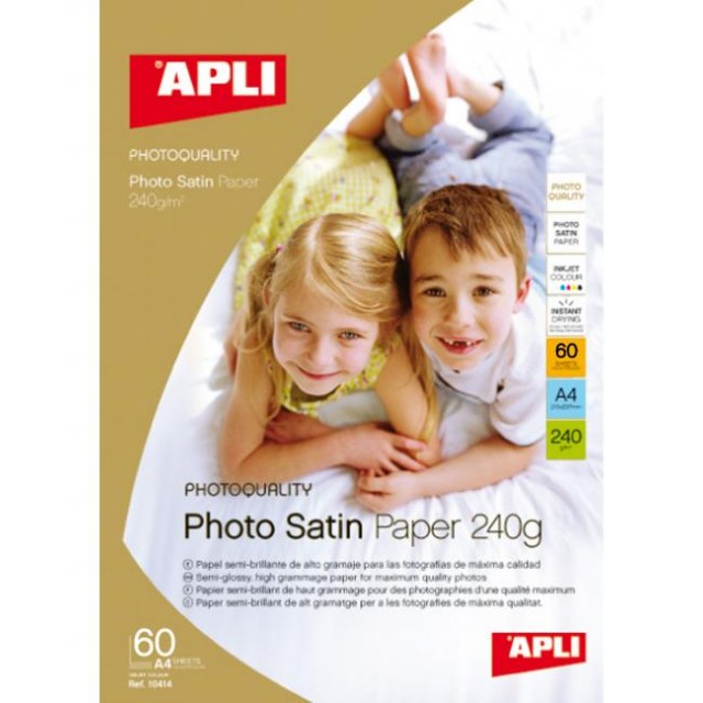 Fotopapier APLI A4 Satin 240g 25 hárkov_1