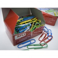 Spisové spony APLI 32mm potiahnuté plastom farebné 32 mm 100ks_1