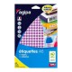 Etikety kruhové 8mm Agipa A5 fialové_1
