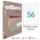 Etikety univerzálne 52,5x21,2mm Etibox A4 100 hárkov_1