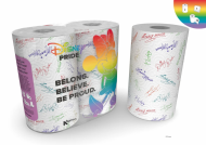 Kuchynské utierky s potlačou 2ks - MICKEY RAINBOW_1