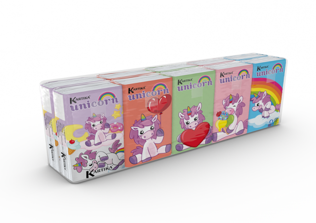 Farebné servítky s potlačou: UNICORN 2.0 (10 balíkov)_1
