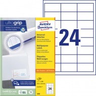 Etikety univerzálne 64,6x33,8mm Avery A4 100 hárkov_1