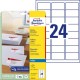 Samolepiace etikety AVERY 63,5x33,9mm adresné biele_1