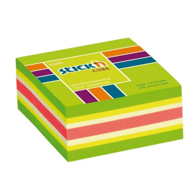Samolepiaci bloček mini 51x51mm zelený mix_1