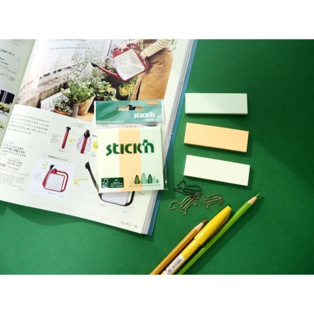 Samolepiaci bloček 76x25mm mix pastelových farieb 3x50 lístkov_1