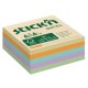 Samolepiaca mini kocka 51x51mm lúčny mix pastelových farieb 240 lístkov_1