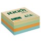 Samolepiaca kocka 76x76mm lúčny mix pastelových farieb 400 lístkov_1
