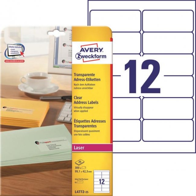 Adresné etikety 99,1 x 42,3 mm, 300 ks_1