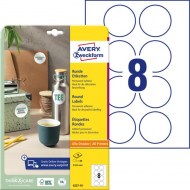 Etikety univerzálne kruhové 65mm Avery A4 10 hárkov_1