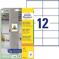 Etikety univerzálne 105x48mm Avery  A4, silne lepivé 20 hárkov_1