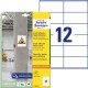 Etikety univerzálne 105x48mm Avery  A4, silne lepivé 20 hárkov_1