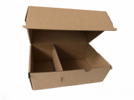 BurgerBox  Double/box s extra priečinkom / ks 190/200x130x110 bez potlače (50ks)_1