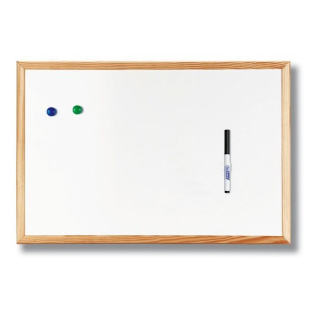 Magnetická nástenka 60x90 cm biela_1
