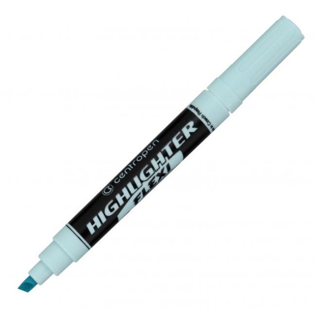 Zvýrazňovač Centropen 8542 Flexi Soft modrý_1