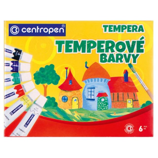 Temperové farby Centropen 6 farieb 12ml_1