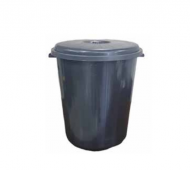 Kôš na odpad, plastový s vekom 35l Čierny _1