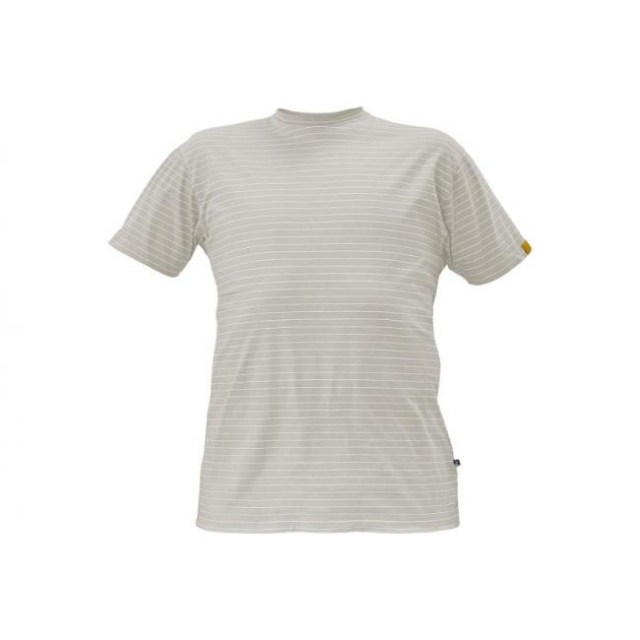 Tričko antistatické unisex NOYO ESD sivé XL_1