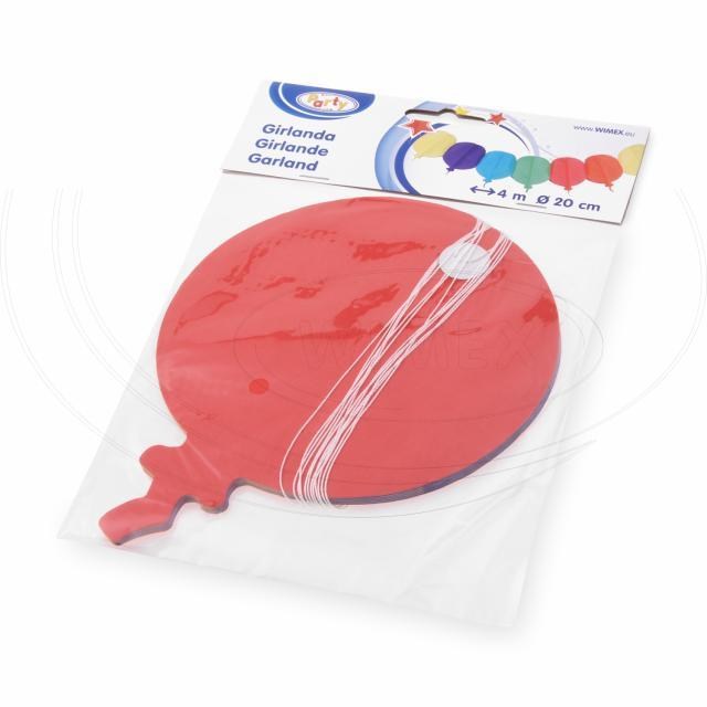 Papierová girlanda Balóniky O19cm x 4m [1 ks]_2