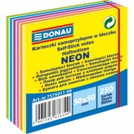 Bloček Donau v 6 neónových farbách 50x50mm 250l_1