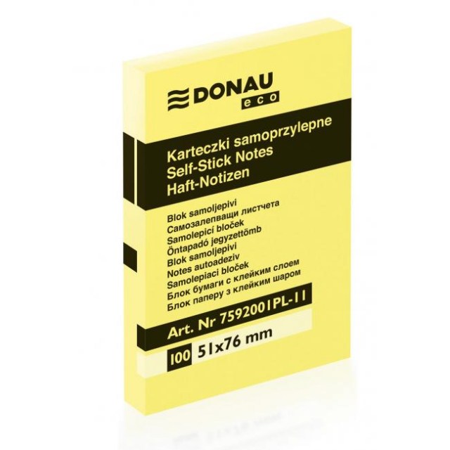 Bloček Donau ECO žltý 51x76mm_1