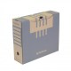 Archívny box DONAU 100mm hnedý_1
