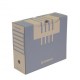 Archívny box DONAU 120mm hnedý_1