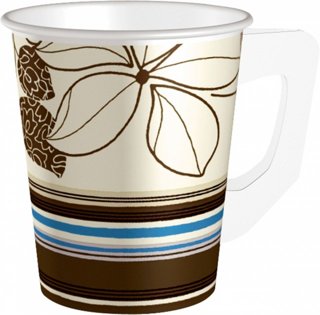 DUNI Pohár papier/pe 20 cl cafe flower [80 ks]_1