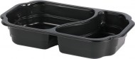 Duni krabička Take-away 2-dielna Black - PP/M, 250x159x45 mm [246 ks]_1