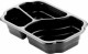 Duni krabička Take-away 3-dielna Black - PP/M, 250x159x48 mm [246 ks]_1