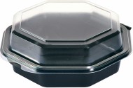 Octabowl PS Black/Transparent 190x190x71 mm [20 ks]_1