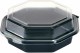 Octabowl PS Black/Transparent 190x190x71 mm [20 ks]_1