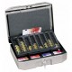 Euro-pokladnička DURABLE EUROBOXX 352x120x276mm strieborná_1