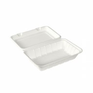 Krabička Hinged Bagasse White 239x156x63 mm [60 ks]_1